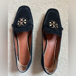 Tory Burch Metal Miller suede loafers size 9